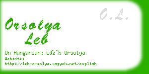 orsolya leb business card